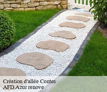 Création d'allée