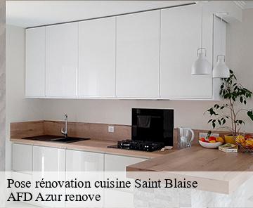 Pose rénovation cuisine saint-blaise-06670 AFD Azur renove