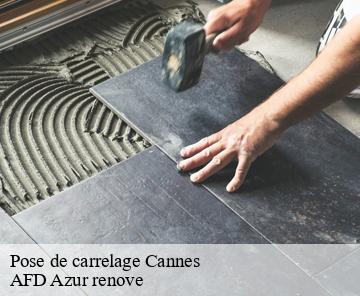 Pose de carrelage cannes-06400 AFD Azur renove