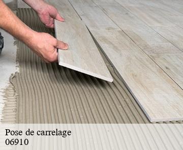 Pose de carrelage 06910