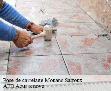 Pose de carrelage