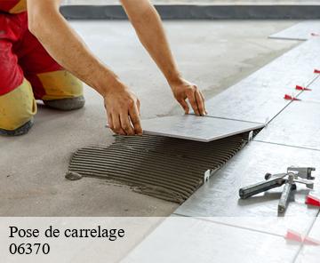 Pose de carrelage 06370