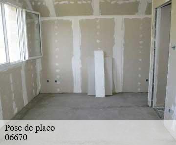 Pose de placo 06670